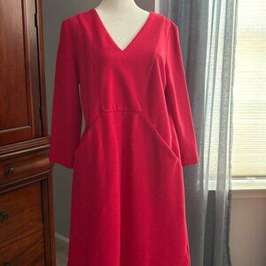 Boden 3/4 Sleeved Rose Dress